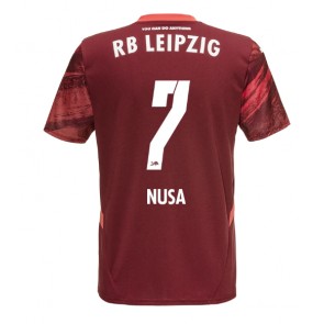 RB Leipzig Antonio Nusa #7 Replika Udebanetrøje 2024-25 Kortærmet